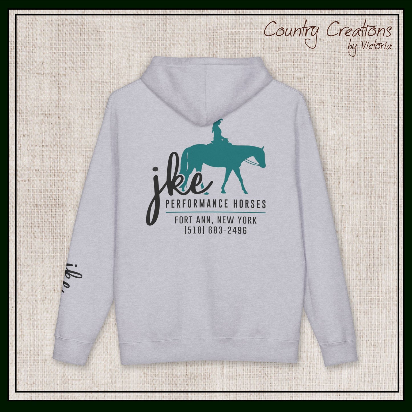 JKE Performance Horses Fleece Lined Heavy-Weight Hoodie (3972)