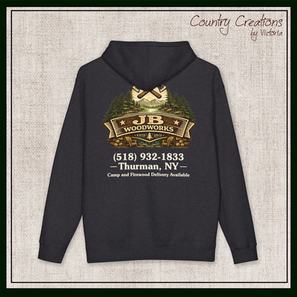 JB Woodworks Independent Trading Co. Heavy-Weight Fleece Lined Hoodie (3978)