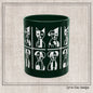 Geometric Dog Color Mug | Minimalist Pet 11oz Ceramic Coffee Mug | 8 Color Choices (4277)