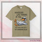 “Whatever Life Throws At You, Just Duck” Comfort Colors Short Sleeve Tee,  Snarky T-shirt Design (P-6017)
