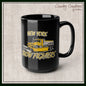 New York Snow Fighters Black Ceramic Coffee Mug, 15 and 15oz (3960)