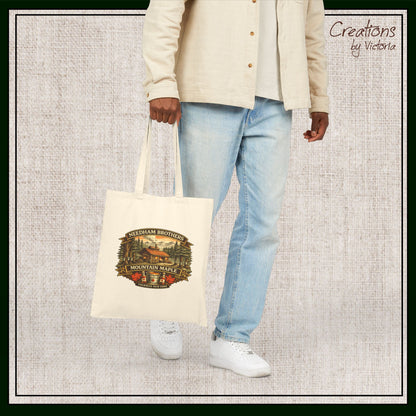 Needham Brothers Mountain Maple Tote Bag | Reusable Canvas Tote (3887)