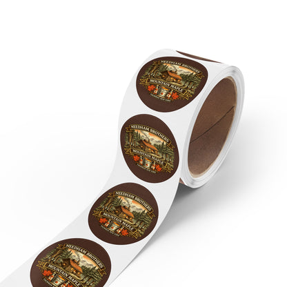 Needham Brothers Mountain Maple Cabin Round Sticker Rolls (3883)