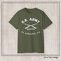 US Army Fort Benning Infantry Short Sleeve Tee Shirt – Vintage WWII U.S. Army Reproduction  T-Shirt, Military Pride Tee, Veteran Gift (P-6043)