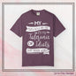 Tolerance of Idiots Snarky Quote Garment-Dyed Short Sleeve T-Shirt, Comfort Colors Adult Humor Printed Tee (P-6018)