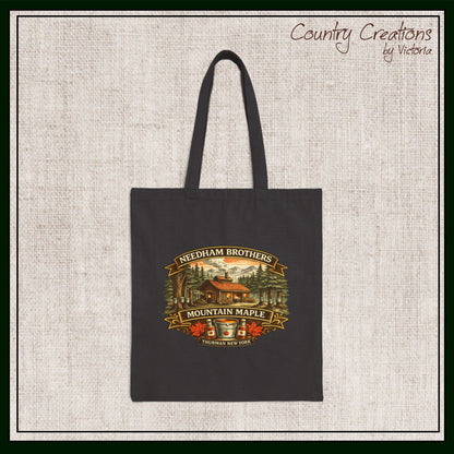 Needham Brothers Mountain Maple Tote Bag | Reusable Canvas Tote (3887)