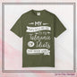Tolerance of Idiots Snarky Quote Garment-Dyed Short Sleeve T-Shirt, Comfort Colors Adult Humor Printed Tee (P-6018)