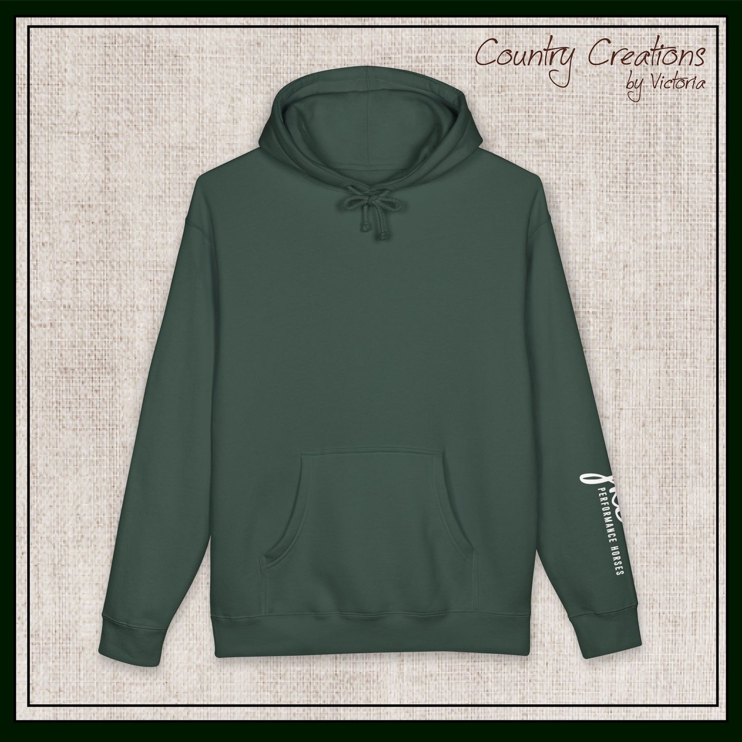 JKE Performance Horses Fleece Lined Heavy-Weight Hoodie (3972)