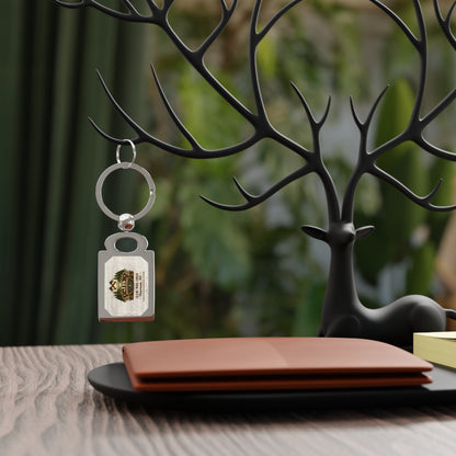 JB Woodworks Rectangle Keyring (3872)