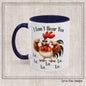 I Can't Hear You Funny Rooster Coffee Accent Ceramic Mug - Funny Farm Animal Saying, Perfect for Coffee and Tea Lovers, 11oz & 15oz Sizes (P-6049)