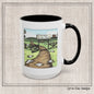 Boneless Chicken Ranch Accent Coffee Mug | Farside Farm Chickens Printed Ceramic Mug, 11oz & 15oz | Multiple Color Options (P-6073)