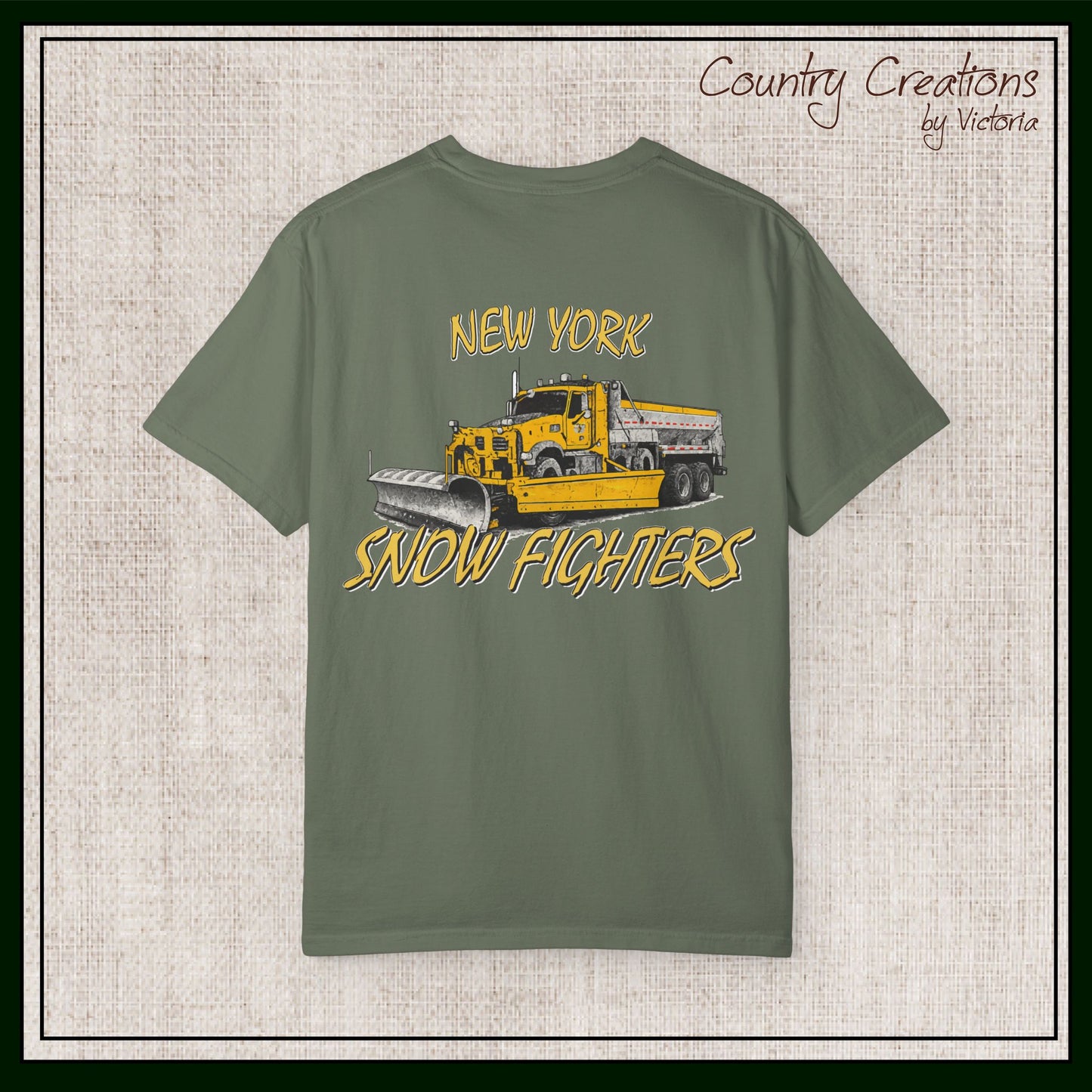 New York Snow Fighters Short Sleeve Comfort Colors® T-Shirt (3963)