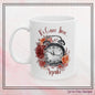 It’s Coffee Time, Again Floral Inspiration Ceramic Coffee Mug – 11oz & 15oz – Perfect Gift for Coffee Lovers (P-6002)