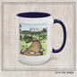 Boneless Chicken Ranch Accent Coffee Mug | Farside Farm Chickens Printed Ceramic Mug, 11oz & 15oz | Multiple Color Options (P-6073)
