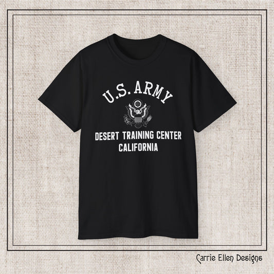 US Army Desert Training Center Short Sleeve Tee – Vintage WWII U.S. Army Reproduction T-Shirt (P-6045)