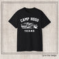 Camp Hood Short Sleeve T-Shirt – Vintage WWII Military Camp Design – Heavyweight 100% Cotton Tee (P-6033)