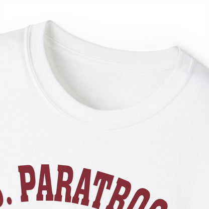 US Paratroops Camp Mackall North Carolina Short Sleeve Tee – Vintage WWII U.S. Army Reproduction T-Shirt, Military Pride Tee, Veteran Gift (P-6055)