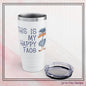 My Happy Face Sarcastic 20oz Stainless Steel Insulated Ring Necked Tumbler (4253)