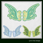 Fairy Wing Shoe Wing Machine Embroidery Design – In The Hoop Shoelace Wings for Shoes and Boots – 4x4 & 5x7 Hoop Sizes (1761)