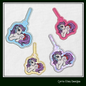 MLP Glory ITH Key Fob Machine Embroidery Design | My Little Pony In-The-Hoop Key Tag Project (1782)