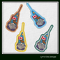 Canada Gnome ITH Key Fob Machine Embroidery Design | Canadian Flag In-The-Hoop Key Tag Project (1792)