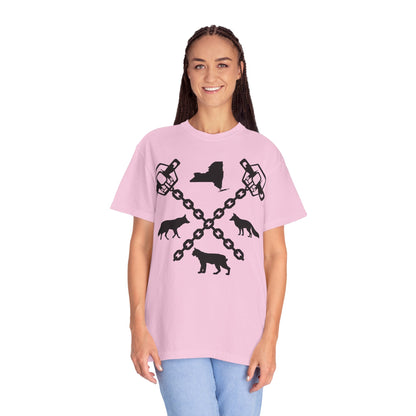 New York Trapper Unisex Comfort Colors T-Shirt – Hunter Lover Gift, Rustic Outdoor Graphic Tee (P6028)