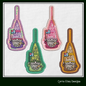 Australian Gnome ITH Key Fob Machine Embroidery Design | Aussie Flag In-The-Hoop Key Tag Project (1799)