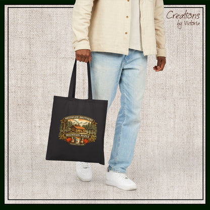Needham Brothers Mountain Maple Tote Bag | Reusable Canvas Tote (3887)