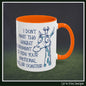 I Don't Meet the Height Requirement to Ride Your Emotional Roller Coaster Accent Coffee Mug | Funny Giraffe Ceramic Mug | 11oz & 15oz (4237)