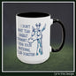 I Don't Meet the Height Requirement to Ride Your Emotional Roller Coaster Accent Coffee Mug | Funny Giraffe Ceramic Mug | 11oz & 15oz (4237)