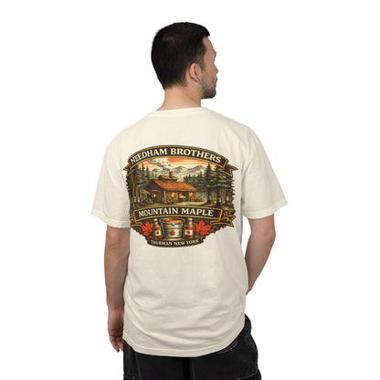 Needham Brothers Mountain Maple Short Sleeve T-Shirt, Comfort Colors Pigment Dyed Tee(3891)