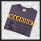 Funny Warning Jumping Into Toxic Waste Comfort Colors T-Shirt - Sarcastic Graphic Tee (4390)