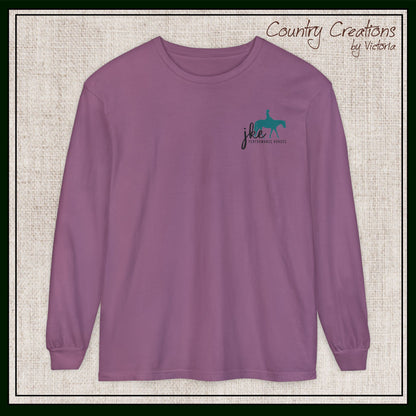 JKE Performance Horses Long Sleeve Comfort Colors® T-Shirt (3968)