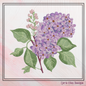 Bunch of Lilacs Machine Embroidery Design – Artistic Floral Pattern – Plants & Flowers – 3 Sizes (2015)