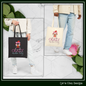 Crazy Chicken Lady Tote Bag – Eco-Friendly, Reusable Farm-Themed Shopping Bag (P-6080)