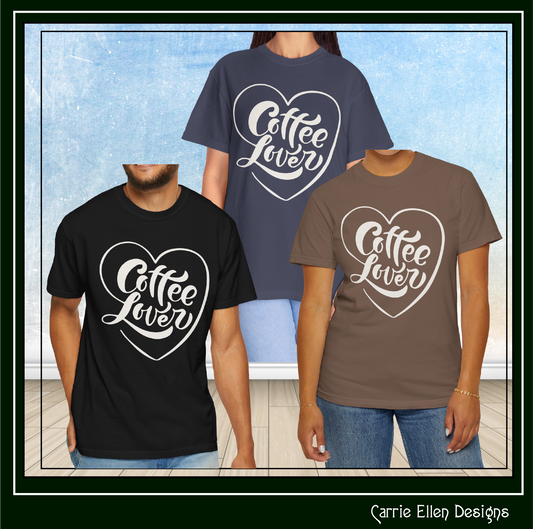 Coffee Lover Comfort Colors Unisex S/S T-Shirt | Cozy Vintage Style (3801)