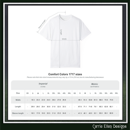 Craft Supply Hoarding Mouse Comfort Colors® T-Shirt | Funny Crafter Graphic Tee(3856)