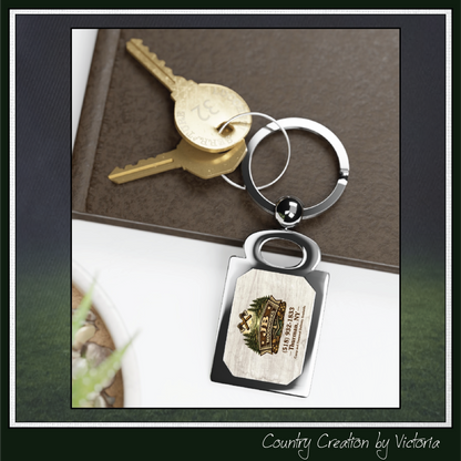 JB Woodworks Rectangle Keyring (3872)