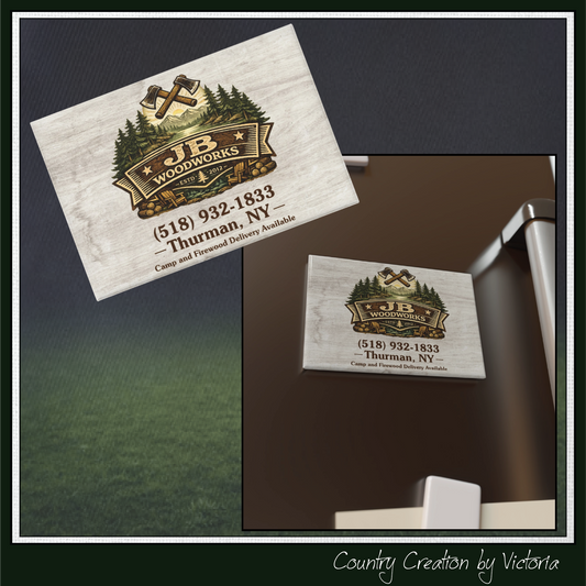 JB Woodworks Button Magnet, Rectangle (1 & 10 pcs) (3873)