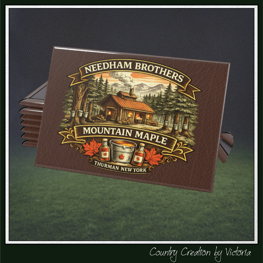Needham Brothers Mountain Maple Fridge Magnets, Rectangle (1 & 10 pcs) (3886)
