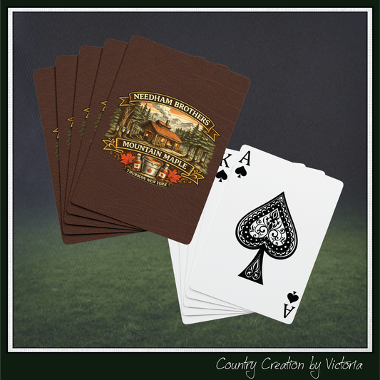 Needham Brothers Mountain Maple Logo Poker Playing Cards (3884)