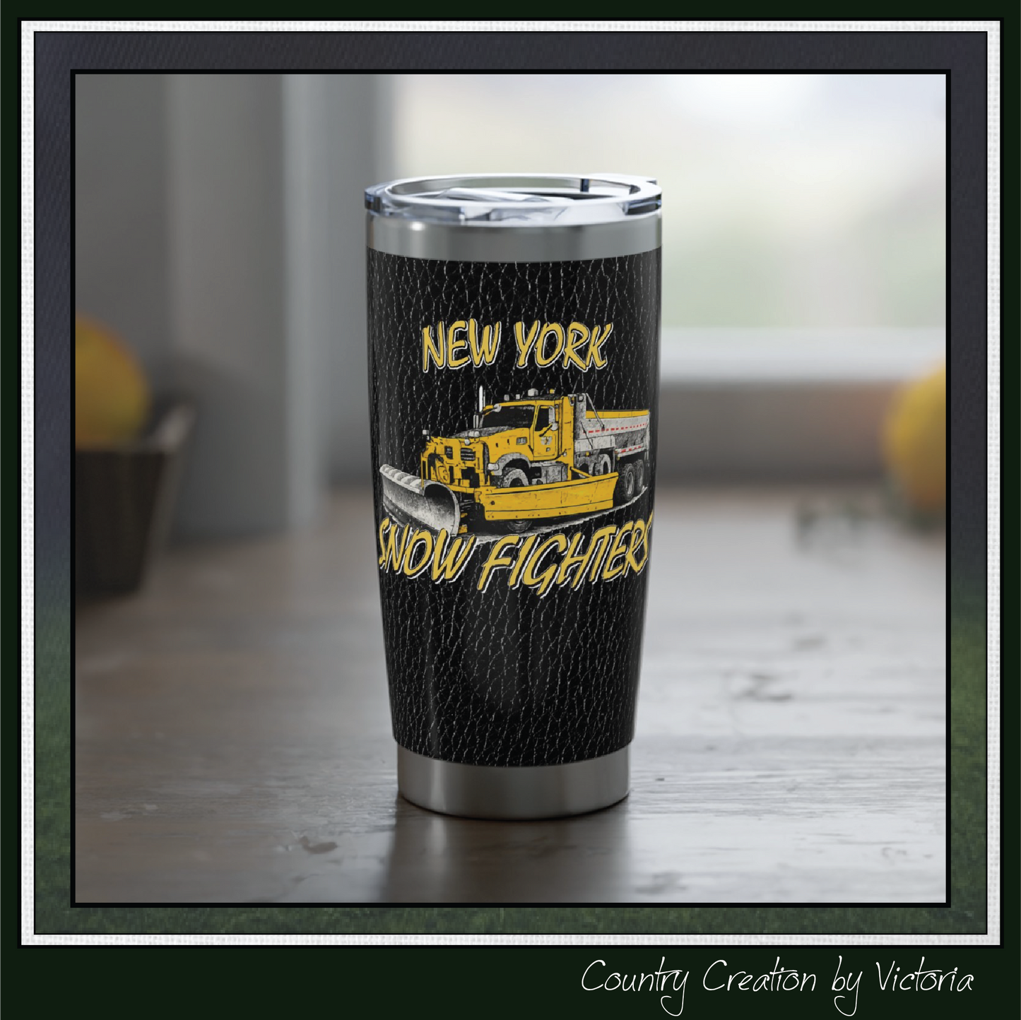 New York Snow Fighters Stainless Steel Insulated 20oz Tumbler (3962)