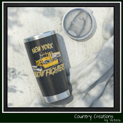 New York Snow Fighters Stainless Steel Insulated 20oz Tumbler (3962)