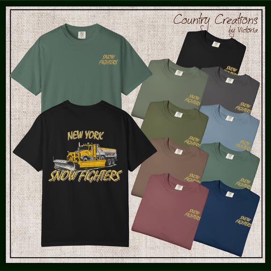 New York Snow Fighters Short Sleeve Comfort Colors® T-Shirt (3963)