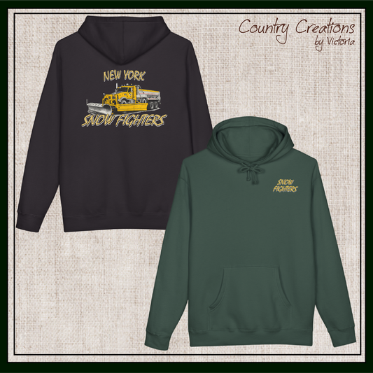 New York Snow Fighters Independent Trading Company Heavy-Weight Hoodie (3964)
