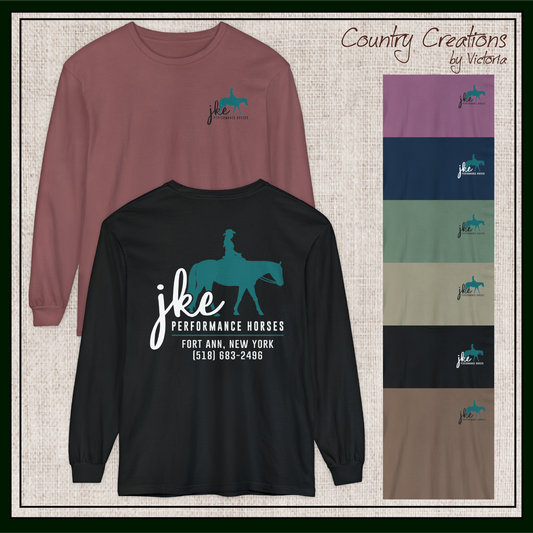 JKE Performance Horses Long Sleeve Comfort Colors® T-Shirt (3968)