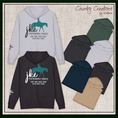 JKE Performance Horses Fleece Lined Heavy-Weight Hoodie (3972)