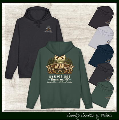 JB Woodworks Independent Trading Co. Heavy-Weight Fleece Lined Hoodie (3978)