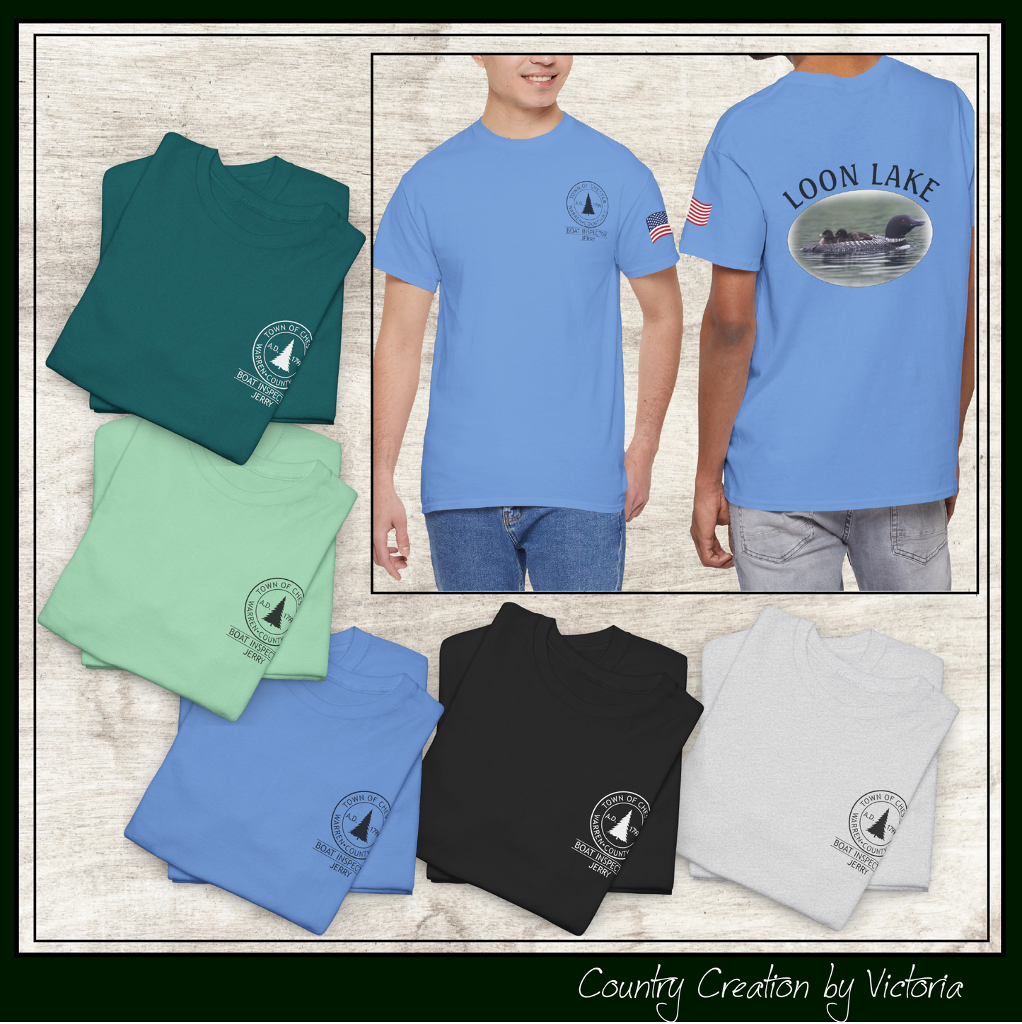 Loon Lake Boat Inspector Short Sleeve Tee