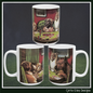 A Bold Bluff Ceramic Mug Vintage Poker Playing Dogs, 11oz 15oz(4266)